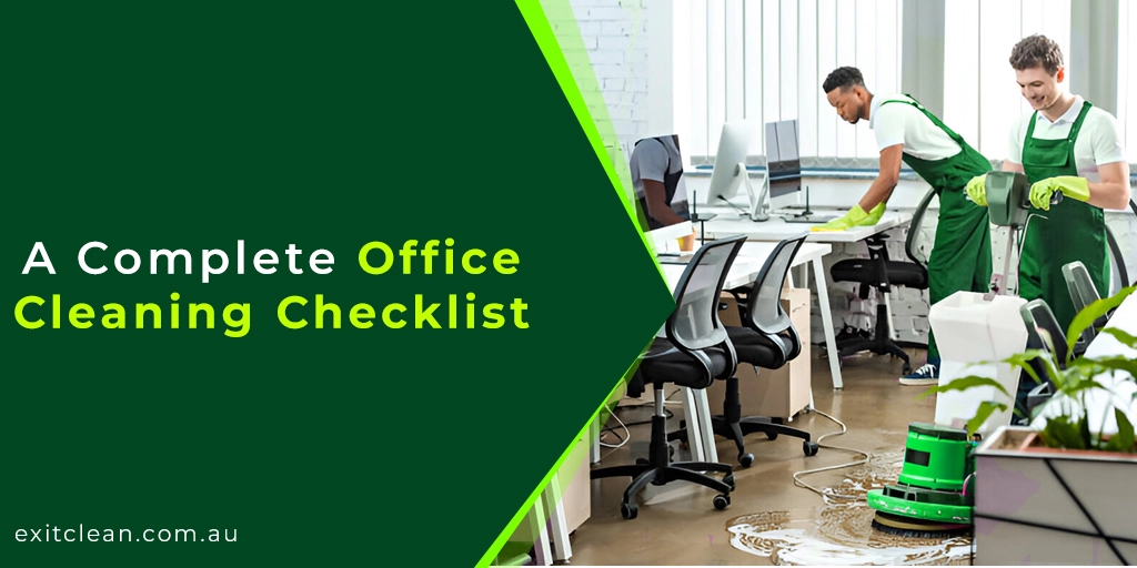 Exit Clean Office Cleaning Checklist